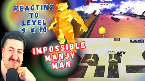 Reacting To Moonchin Playing My Game - Impossible Manjy Man Level 9 & 10