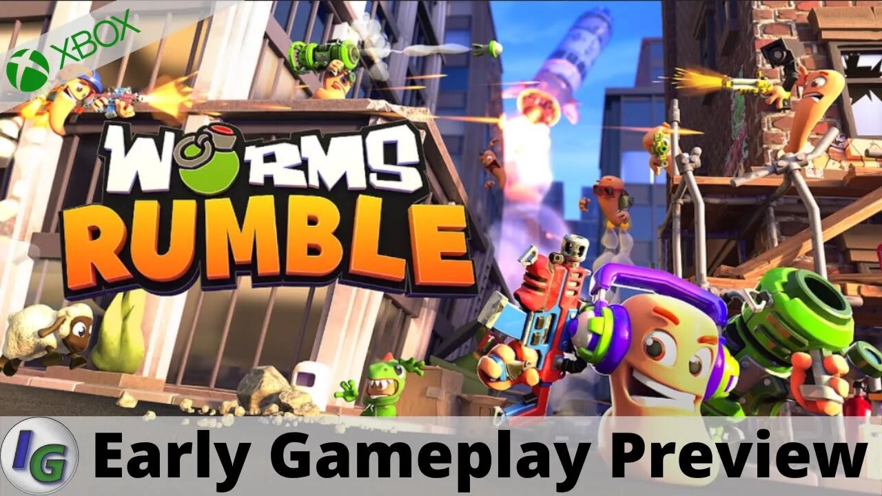 Worms Rumble Early Gameplay Preview on Xbox