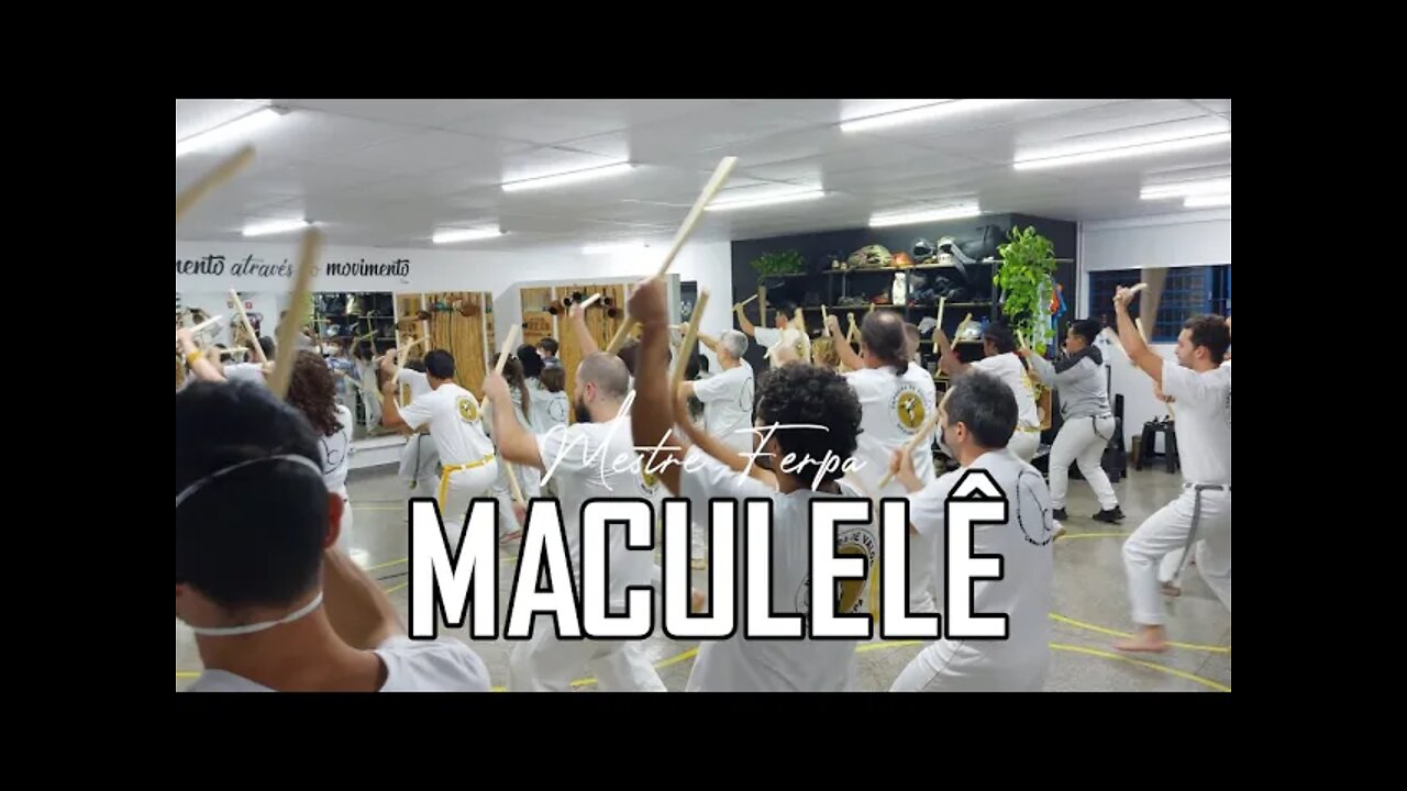 Aula de MaculelĂȘ com Mestre Ferpa - Parte 1/3
