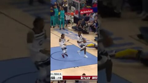 INSANE Ja Assist STOPPED by McDaniels!😩 #shorts