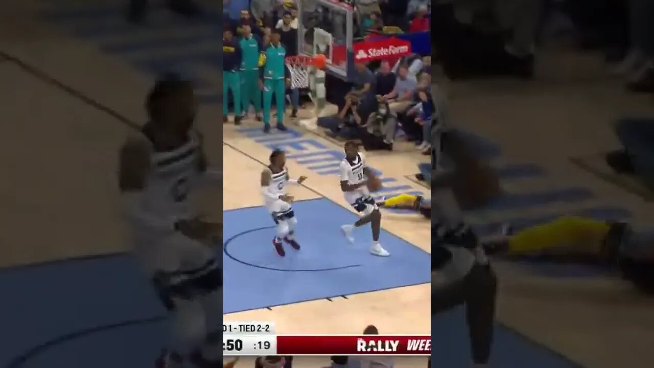 INSANE Ja Assist STOPPED by McDaniels!😩 #shorts