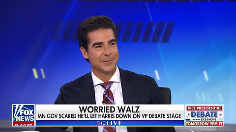 Jesse Watters: Walz Hasn't Let Harris Down On His Ability To Dodge The Press