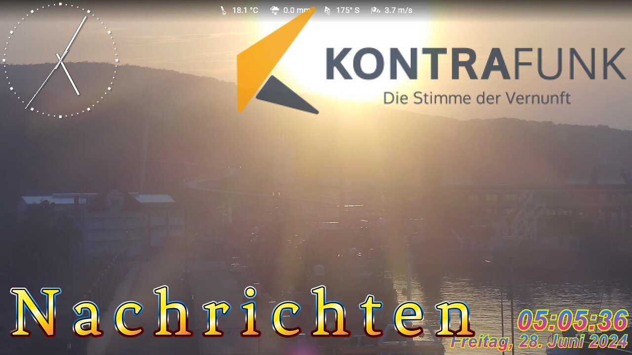 Nachrichten Kontrafunk 28.06 2024 - 05:00 Uhr #glaubewenig, #hinterfragealles, #denkeselbst