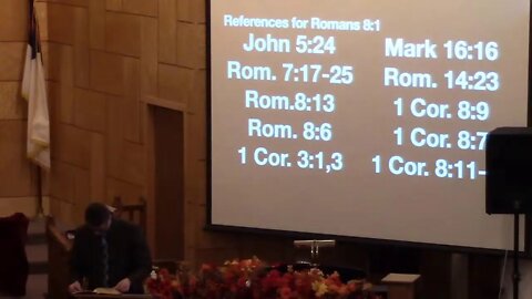 Romans 7:24-25; Ch. 8 intro (10/24/21) Sunday School