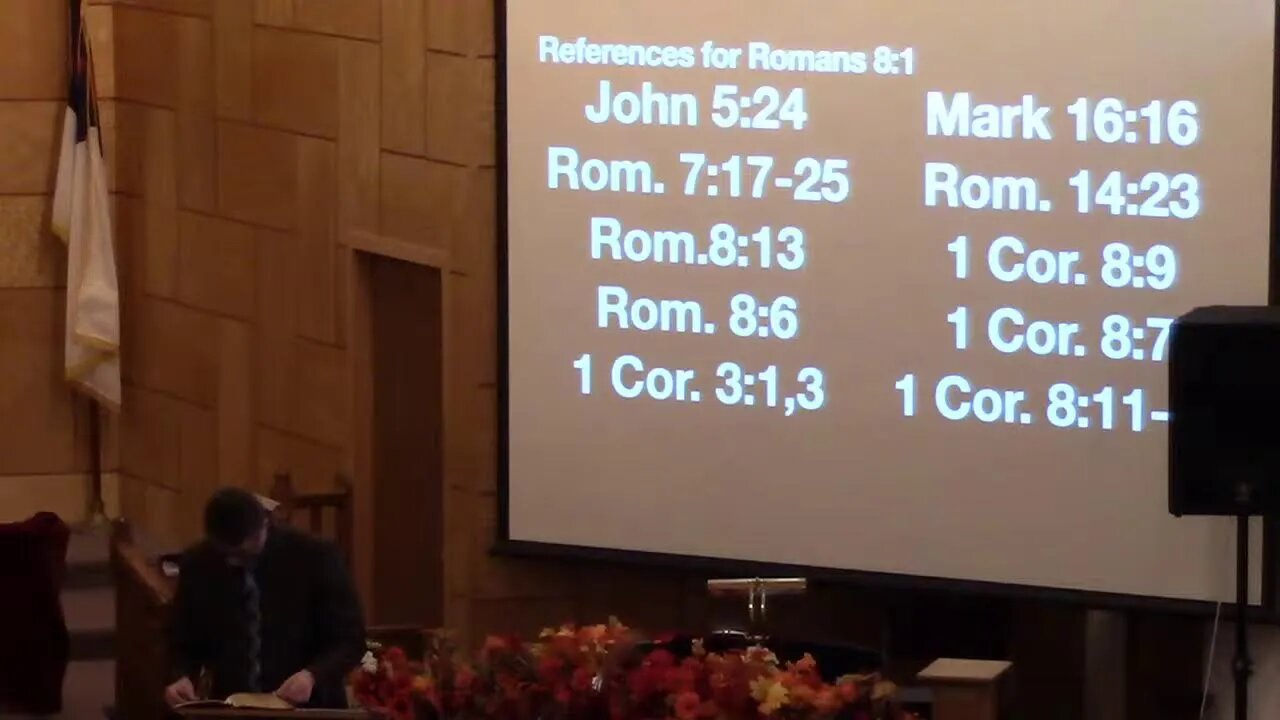 Romans 7:24-25; Ch. 8 intro (10/24/21) Sunday School
