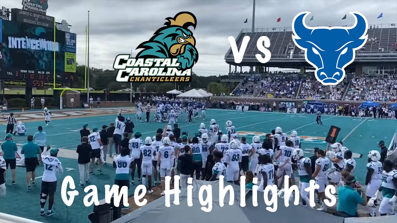 Coastal Carolina University vs Buffalo Highlights | Coastal Carolina Football | CCU Alumni Tailgate