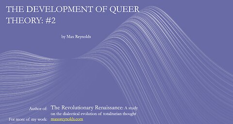 The Development of Queer Theory (2/4)