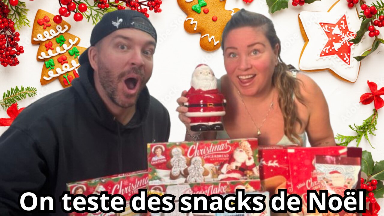 On teste des snacks de Noël