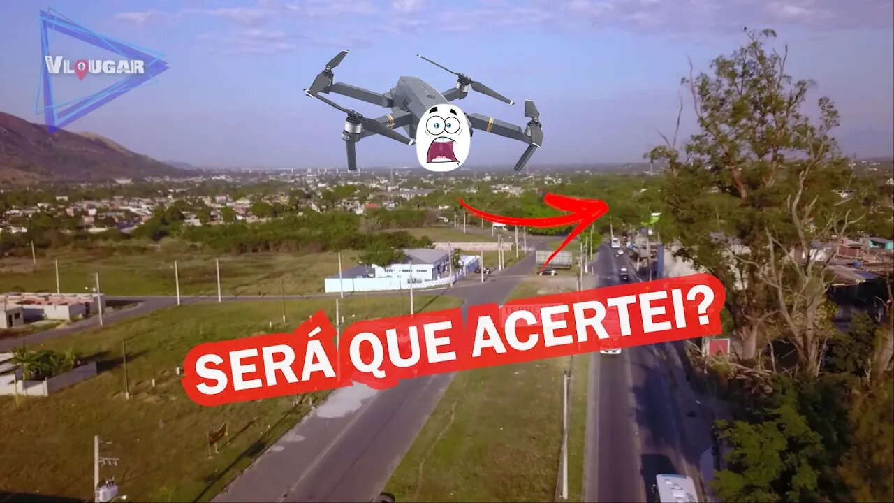 Será que acertei a Árvore? - Voando sobre o bairro Dom Bosco, em Nova Iguaçu-RJ