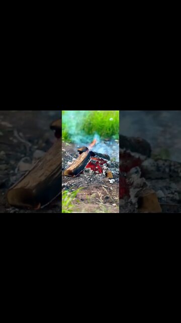 Having a little campfire