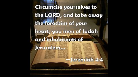 Arrows and Circumcision Jeremiah 4:3-4