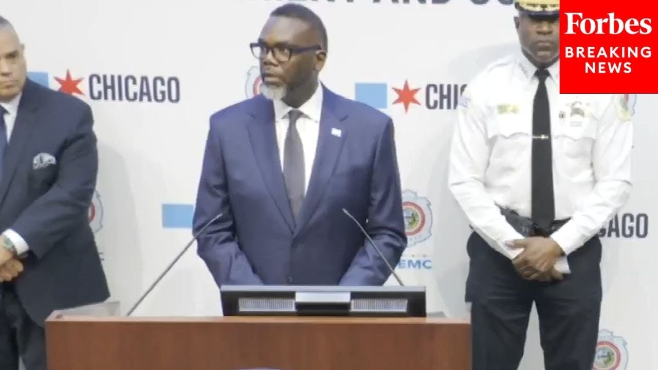 The US Secret Service And Chicago Officials Hold A Press Briefing On Security Ahead Of The DNC