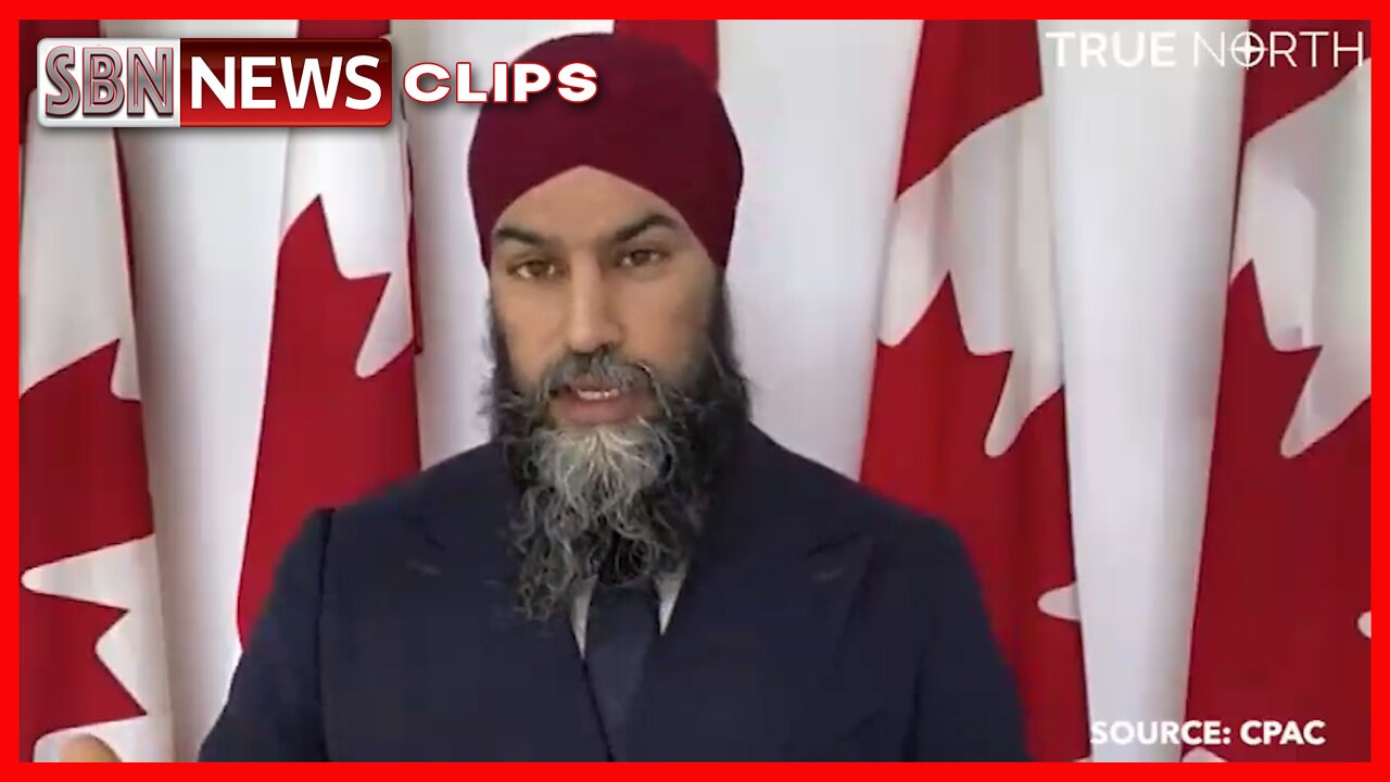 SOCIALIST PARTY LEADER OF CANADA JAGMEET SINGH SUPPORTS TRUDEAU USE GOVERNMENT'S - 6027