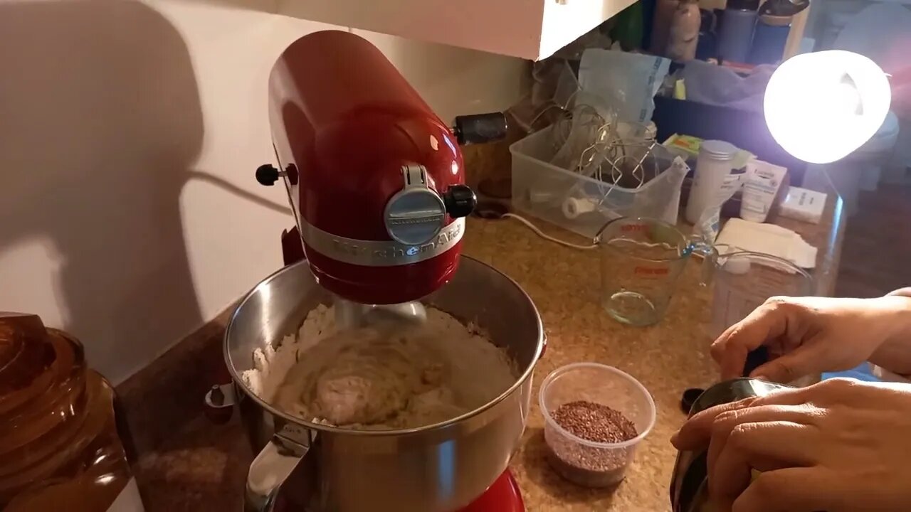 Healthy Organic Vegan Buckwheat Bread With Seeds