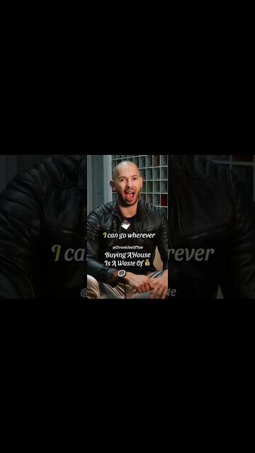 Andrew Tate Says Buying a house is FOOLISH🏠❌