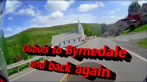 Motovlog: A motorcycle ride from Dubois, to Byrnedale, to Parker Dam State Park and back again.