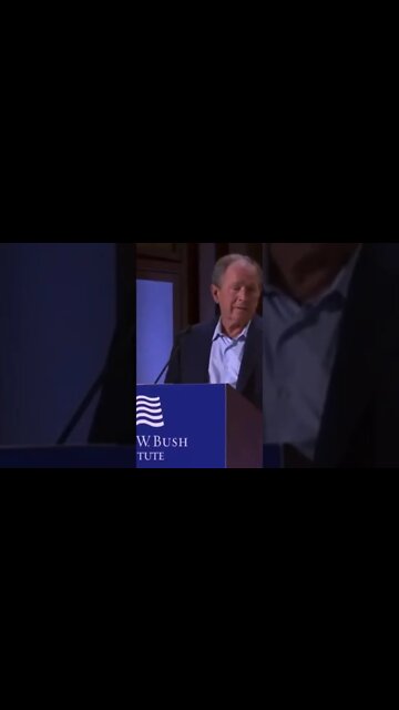 Bush: unjustified invasion of Iraq.. uuh Ukraine