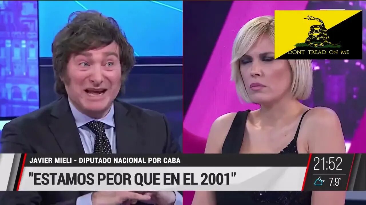 2022 08 04 Javier Milei "La libertad implica riesgos", en #VivianaConVos