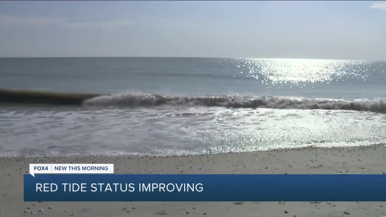 Red Tide status improving in SWFL