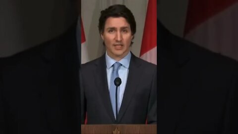 PM Trudeau Says Canada Will Stand Against Authoritarianism, Announces Sanctions Against Russia