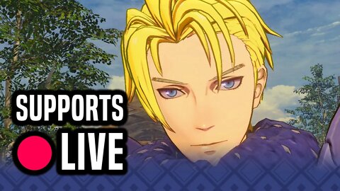 🔴 Doing Blue Lions & Black Eagles Supports (Fire Emblem Three Hopes Demo)