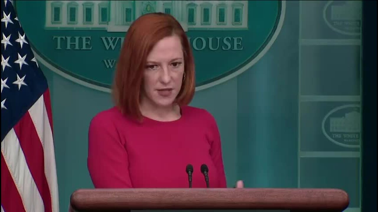 Psaki Blames Trump For COVID Lockdowns