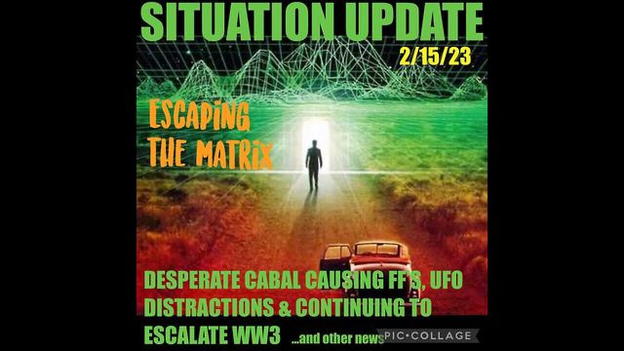 SITUATION UPDATE - DESPERATE CABAL CAUSING FALSE FLAGS, UFO DISTRACTION & CONTINUE TO WW3! ...