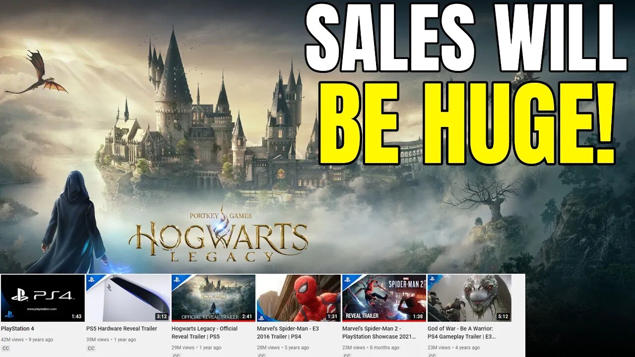 Hogwarts Legacy Is Going To Be MASSIVE - These Numbers Prove It