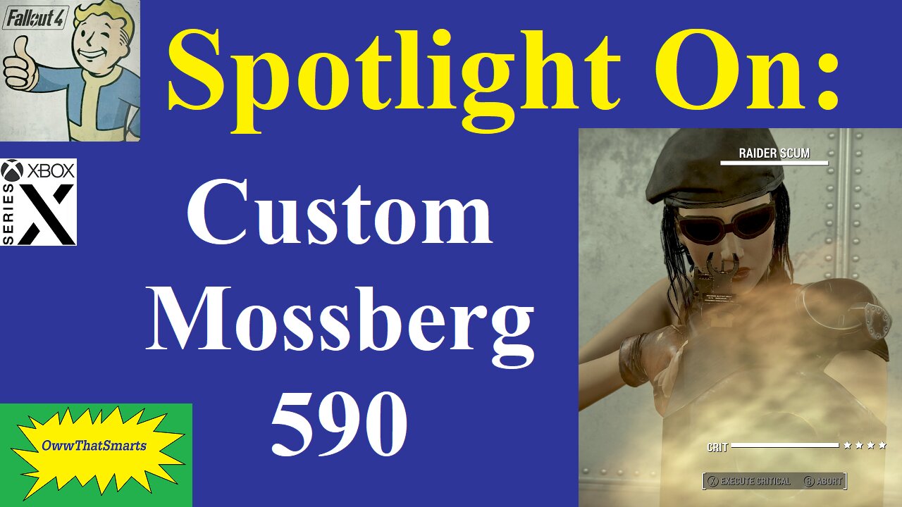 Fallout 4 - Spotlight On: Custom Mossberg 590