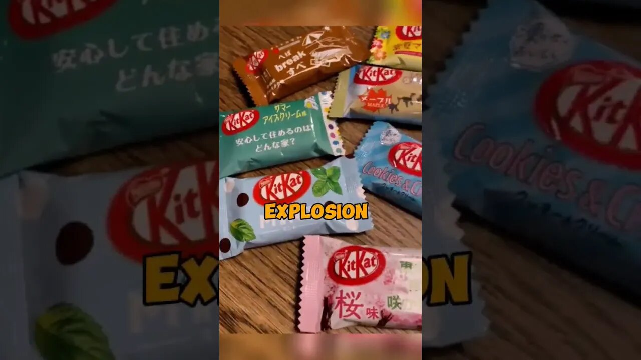 Japan KitKat Flavors #shorts #shortsfeed #youtubeshorts #japan #facts