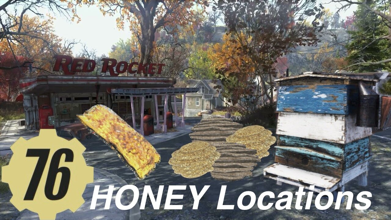 HONEY Locations Fallout76