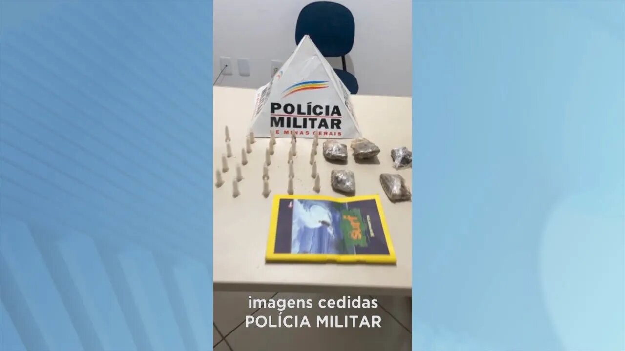 Gonzaga: preso suspeito de tráfico de drogas com mais de mais de 20 pinos de cocaína