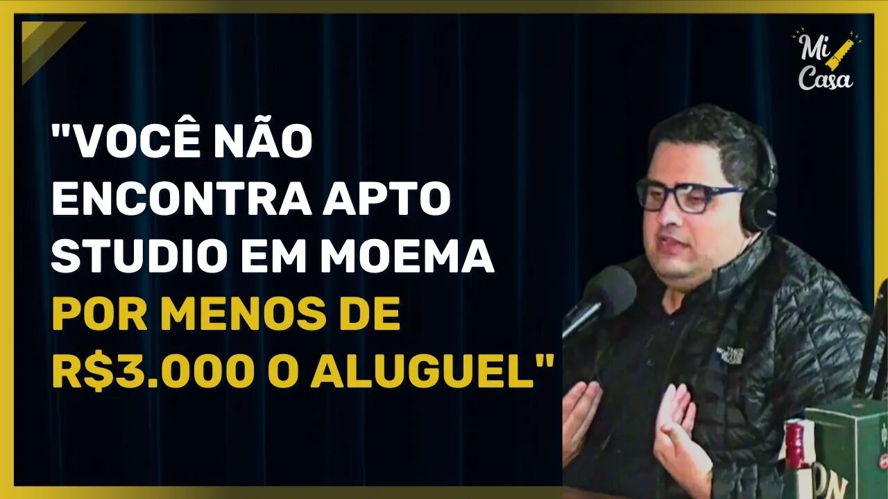 NÃO TEM APARTAMENTO STUDIO EM MOEMA POR MENOS DE R$3.000 O ALUGUEL... | Cortes do Mi Casa