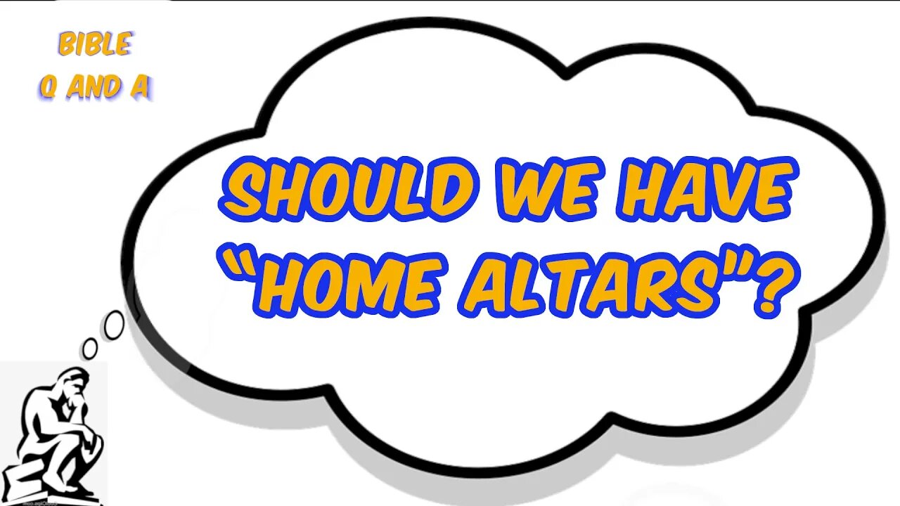 Should We Have “Home Altars”?