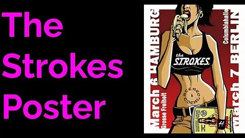 The Strokes Poster #Music #Strokes #Posters #kickstarter