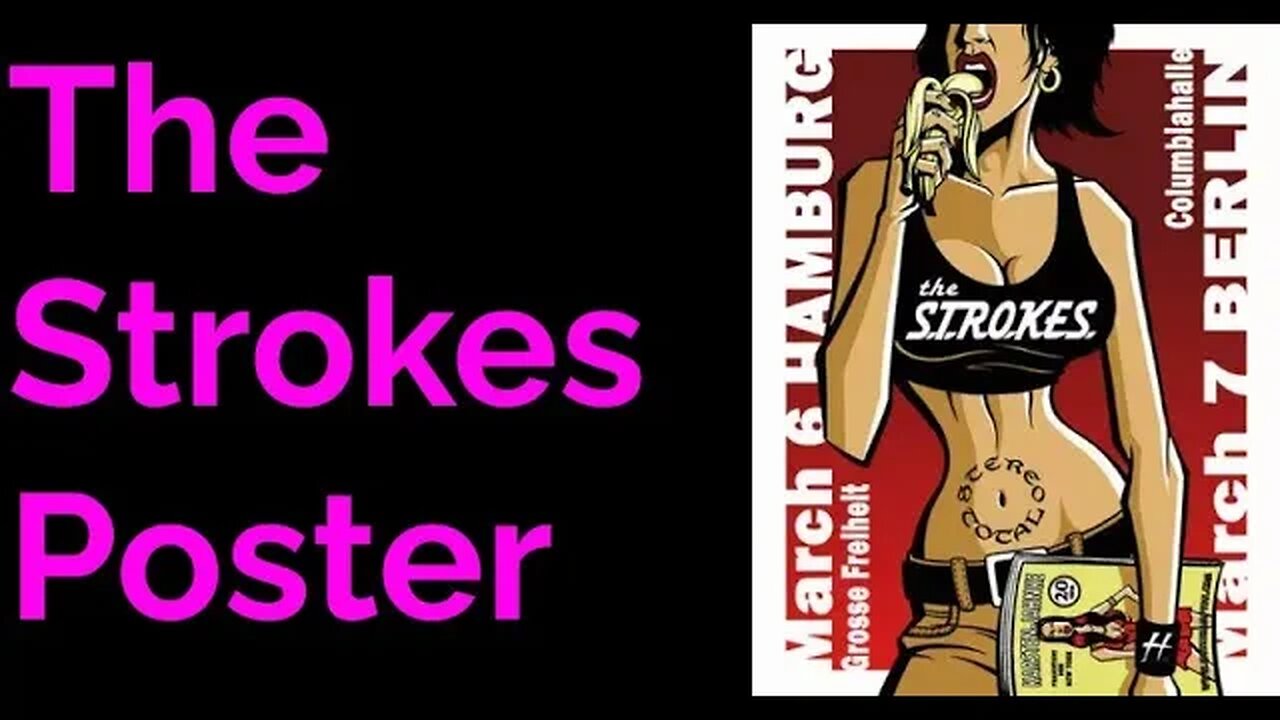 The Strokes Poster #Music #Strokes #Posters #kickstarter