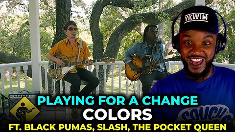 AMAZING! 🎵 Colors ft Black Pumas, Slash, The Pocket Queen REACTION (Playing For Change)