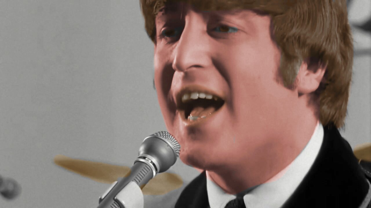 The Beatles - Tell Me Why (live) [colorized]