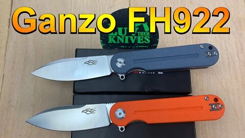 Ganzo FH922 / includes disassembly/ great design & fidget friendly bargain !!