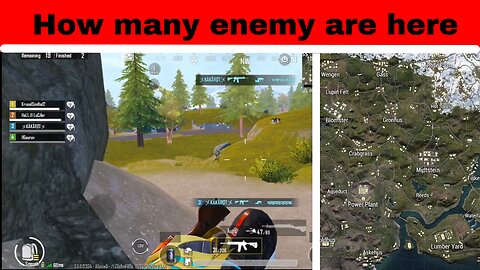 How many enemy are here in pubg and bgmi.