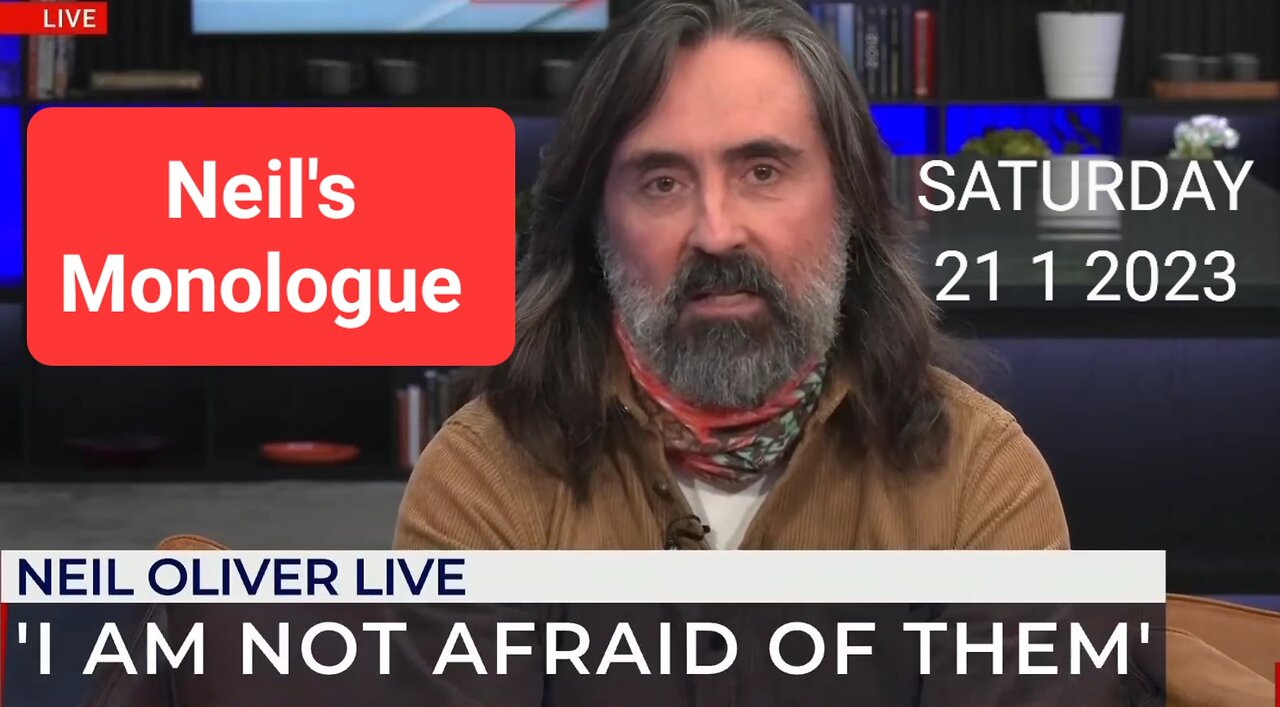 Neil Oliver's Saturday Monologue - 21st January 2023.