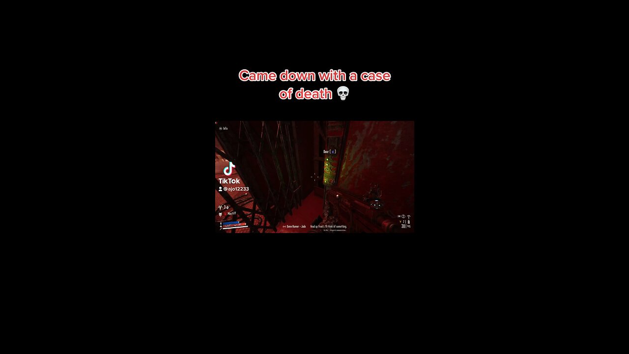 Came down with a case of death 💀