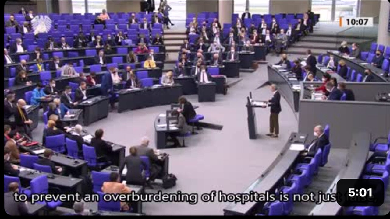 Hard-Hitting Speech In Parliament Against The “Vaccine” Mandates In Germany