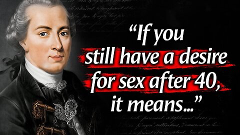 Immanuel Kant's Life Lessons Men Learn Too Late In Life | emnopk