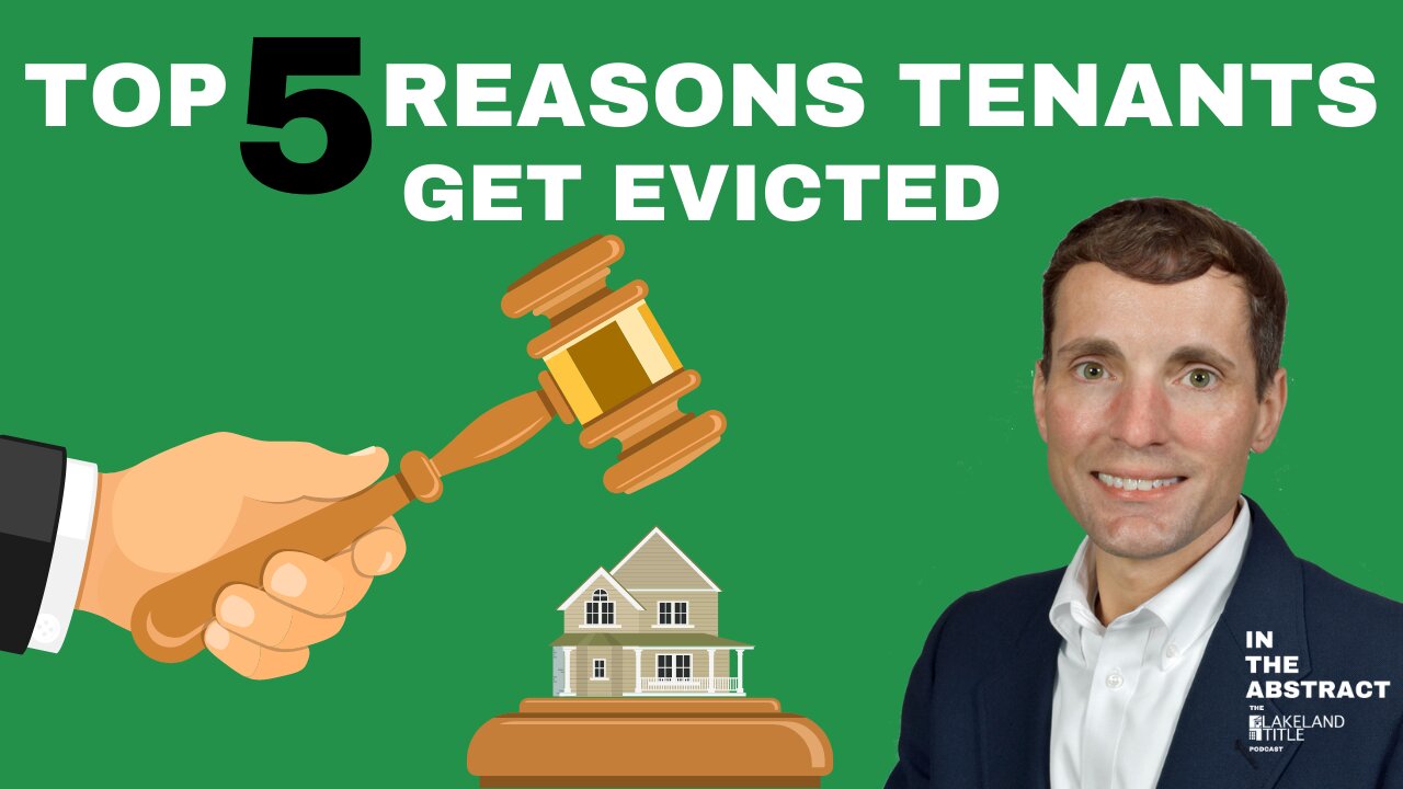 Top 5 Reasons Tenants Get Evicted - Episode - 24