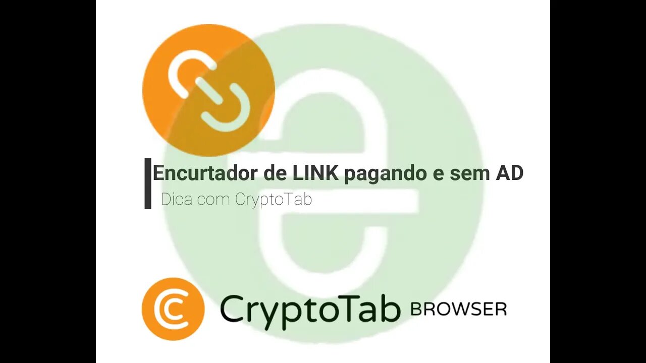 Dica - Ganhando dinheiro com um encurtador da CryptoTab