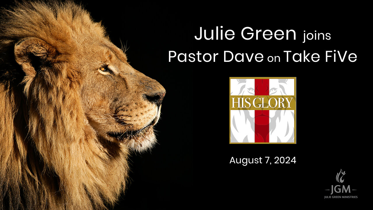 REBROADCAST: 08.07.24 Julie Green joins Pastor Dave on Take FiVe