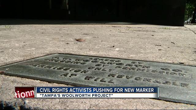 CiIvil rights activists pushing for new marker