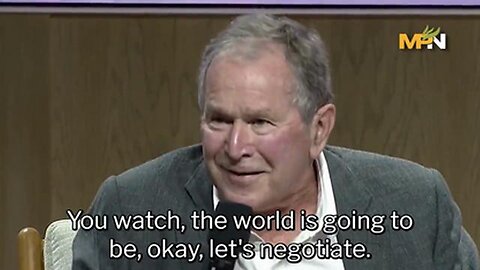 George (loser) Bush Gives His Take On Israel