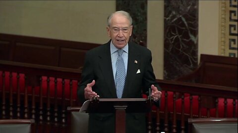 Grassley Addresses Democrats’ on Health and Security: All Fear, No Hope